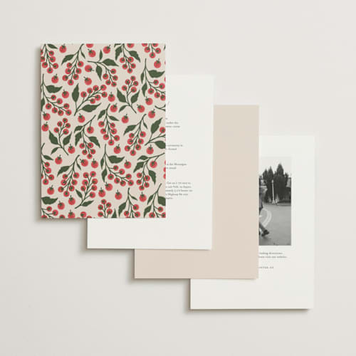 This is a tomato wedding invitations with standard by Katharine Watson called cherry tomatoes printing on signature in standard