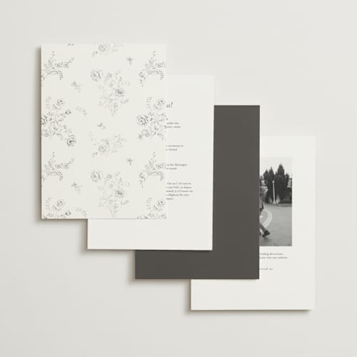 This is a classique wedding invitations with standard by Design Lotus called from this moment on printing on signature in standard
