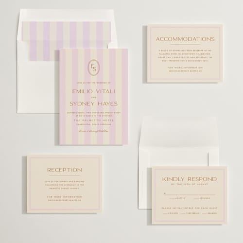 This is a cherry blossom wedding invitations with standard by Ellen Schlegelmilch called palmetto printing on signature in standard