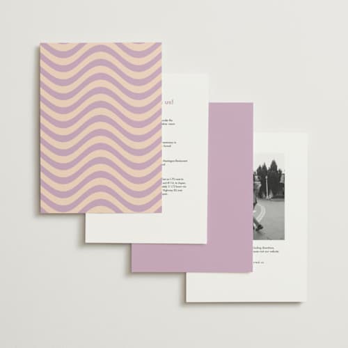 This is a wisteria wedding invitations with standard by Catherine Culvenor called bubblegum printing on signature in standard