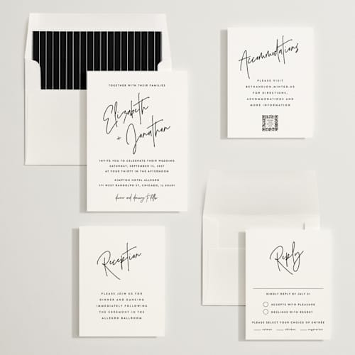 This is a snow wedding invitations with standard by JoAnn Jinks called marked printing on signature in standard