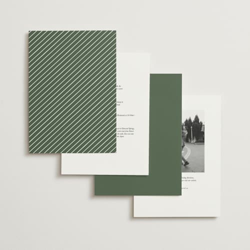 This is a forest wedding invitations with standard by Hooray Creative called scripted names printing on signature in standard