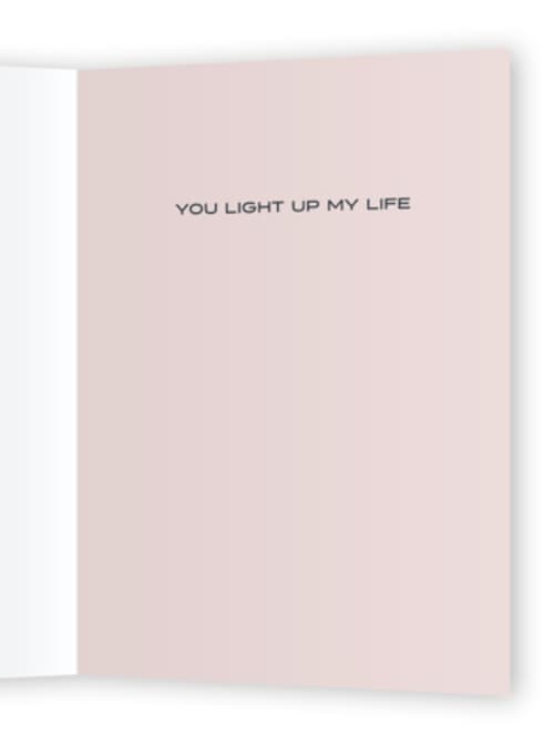 This is a midnight valentines day cards with standard by Holly Whitcomb called disney and pixar's wall-e electric love printing on signature in greeting cards