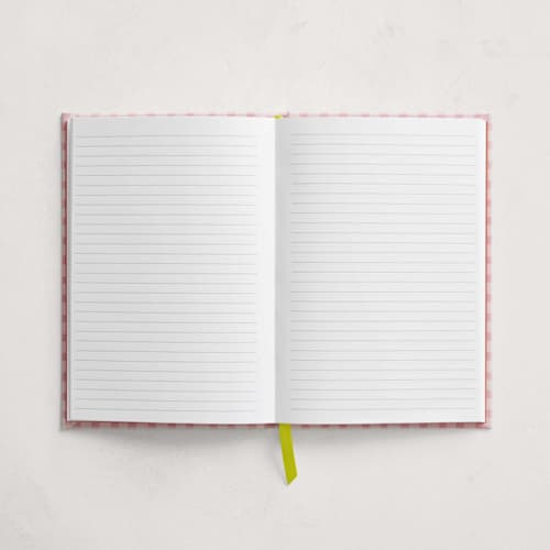 This is a peony journals by Kelly Watkins called gingham party in standard