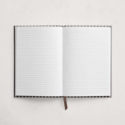 This is a chocolate journals by Emily Betts called stripe frame in standard