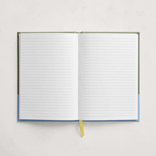 This is a grass journals by Megan Davis called two tone green in standard