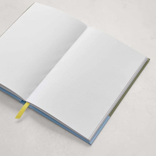 This is a grass journals by Megan Davis called two tone green in standard