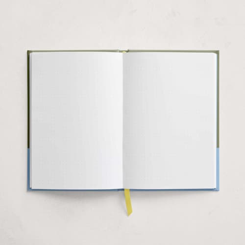 This is a grass journals by Megan Davis called two tone green in standard