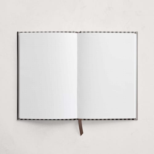 This is a chocolate journals by Emily Betts called stripe frame in standard