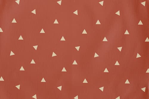 This is a rust kids aprons by Cindy Lackey called golden triangle in standard