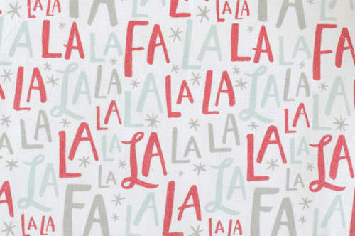 This is a red berry kids aprons by Hooray Creative called festive falala in standard