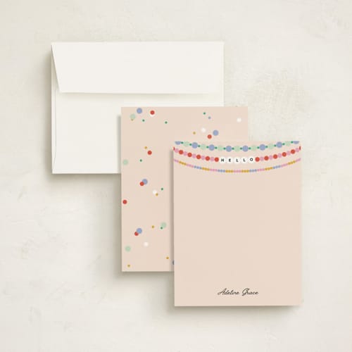 This is a dreamer kids thank you cards notes with standard by Pixel and Hank called note era printing on signature in standard