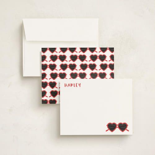 This is a tomato kids thank you cards notes with standard by Hudson meet Rose called brighten printing on signature in standard