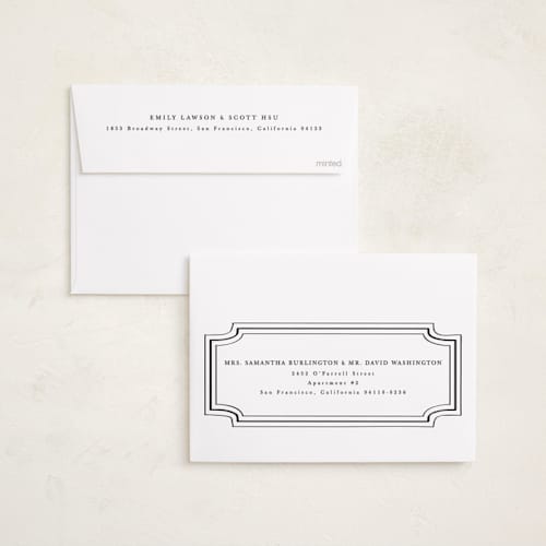 This is a charcoal kwanzaa cards with standard by Kanika Mathur called classic holiday frame printing on recycled smooth signature in standard