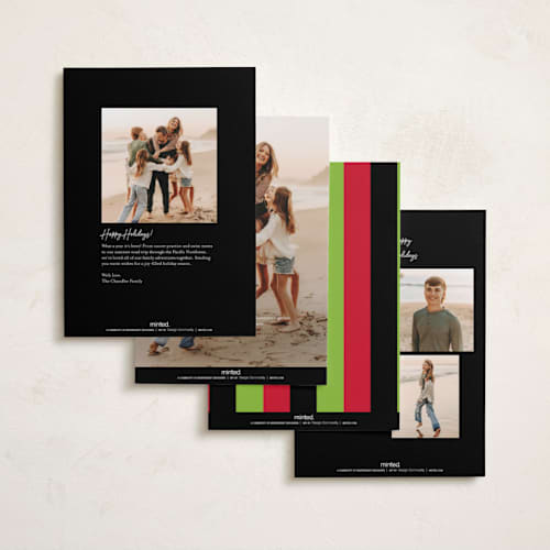 This is a papaya kwanzaa cards with standard by Baumbirdy called kwanza frame printing on recycled smooth signature in standard