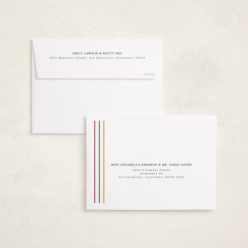 This is a charcoal kwanzaa cards with standard by Grae called rustic kinara printing on recycled smooth signature in standard