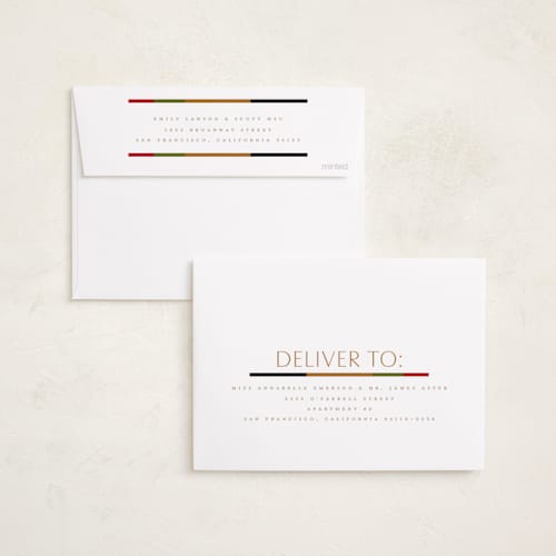 This is a powder kwanzaa cards with standard by Erin L. Wilson called minimalist printing on recycled smooth signature in standard