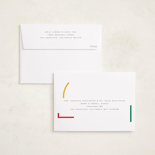 This is a snow kwanzaa cards with standard by Kristie Kern called kwanzaa minimalist printing on recycled smooth signature in standard