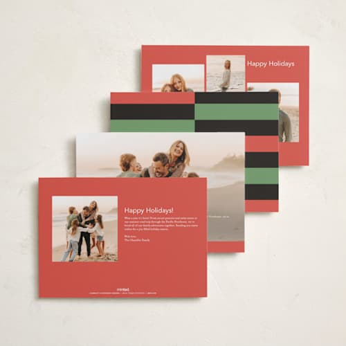 This is a holly kwanzaa cards with standard by letterfix called kwanzaa keys printing on recycled smooth signature in standard