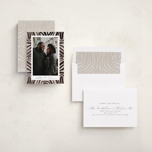 This is a ebony kwanzaa cards with standard by Tamara Hilje called savanna printing on recycled smooth signature in standard