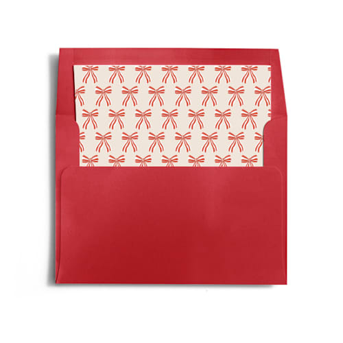 This is a saffron wedding envelopes with standard by Sherley Ferreira called oh christmas tree printing on signature in liner