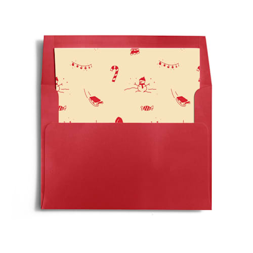 This is a eggnog wedding envelopes with standard by Roseanne Kenny called vintage illustration printing on signature in liner