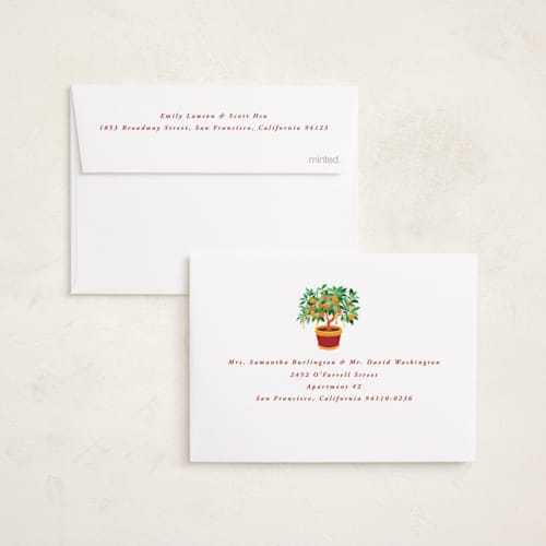 This is a cranberry chinese new year cards with standard by Sherley Ferreira called chinese new year printing on signature in petite