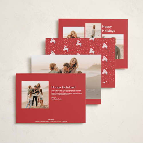This is a peppermint chinese new year cards with standard by Bethan called lunar goat printing on signature in petite