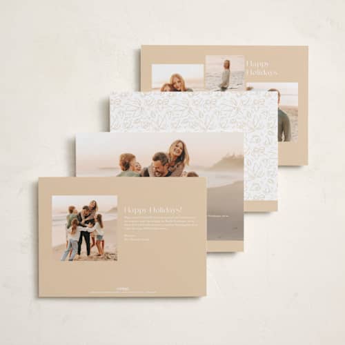 This is a blossom chinese new year cards with standard by curiouszhi called spring magnolia frame printing on recycled smooth signature in standard
