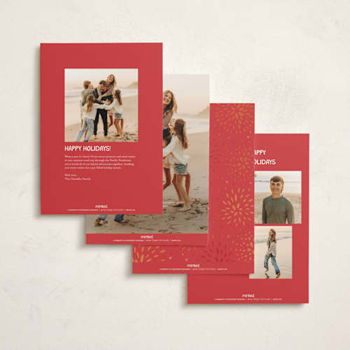 This is a firecracker chinese new year cards with standard by Ani Somi called lunar fireworks printing on signature in standard