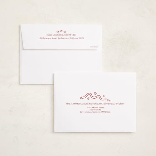 This is a jade chinese new year cards with standard by Abbigail Lim called lunar doodles printing on recycled smooth signature in standard