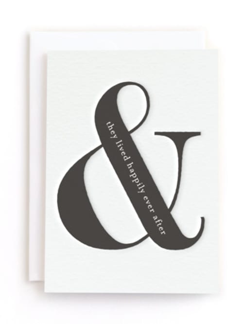 This is a ink tbd by Kasia Labocki called happily ever after in greeting cards