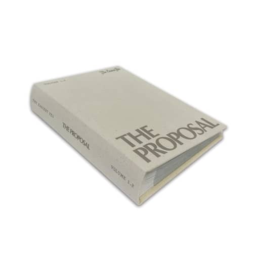 This is a beige wedding gifts by The Ceremony Club called proposal photo album in standard