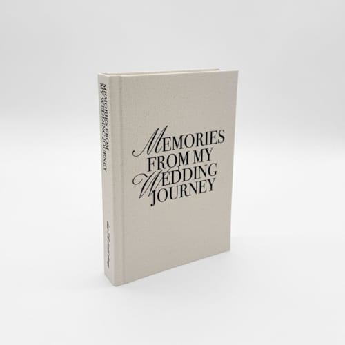 This is a beige wedding gifts by The Ceremony Club called wedding journey mini instant photo album in standard
