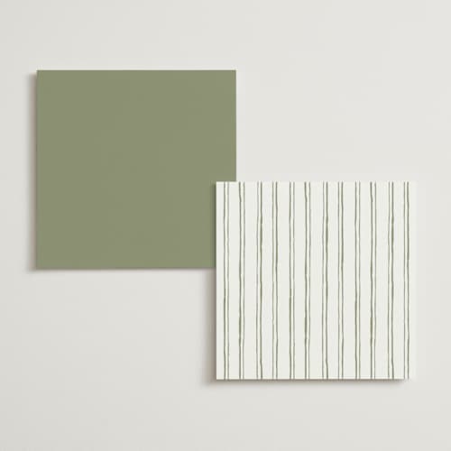 This is a moss menu cards with standard by Cass Loh called handwritten printing on signature in 5x5