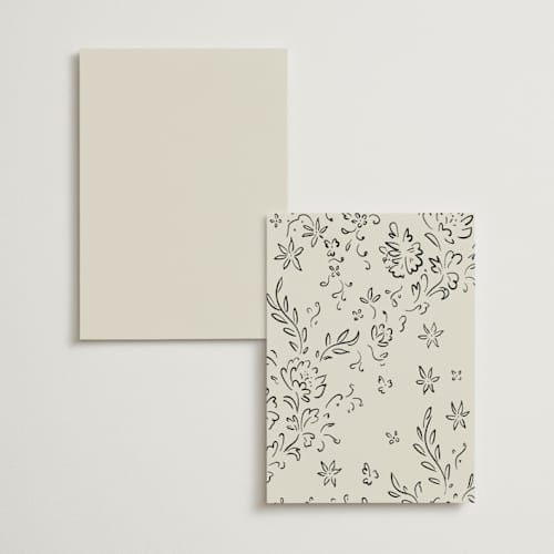 This is a ivory menu cards with standard by Ani Somi called milagro printing on signature in standard