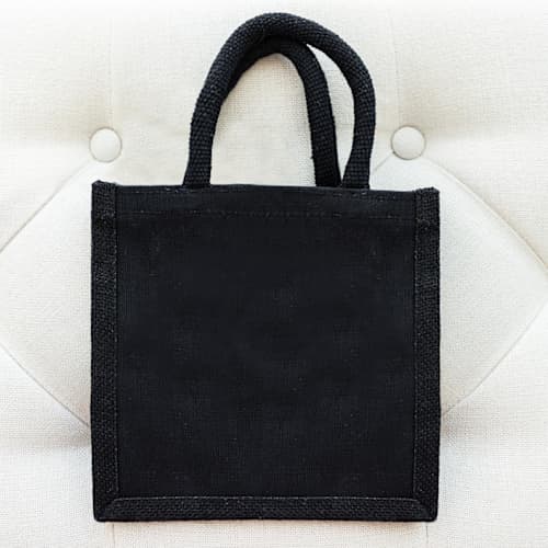 This is a black wedding day of favors by Veronica Esquino called 50 small wedding favor bags - black in standard