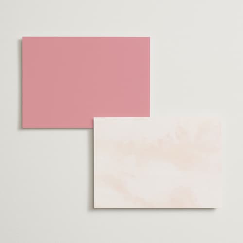 This is a peony menu cards with foil pressed by Susan Moyal called embrace printing on signature in 5x7