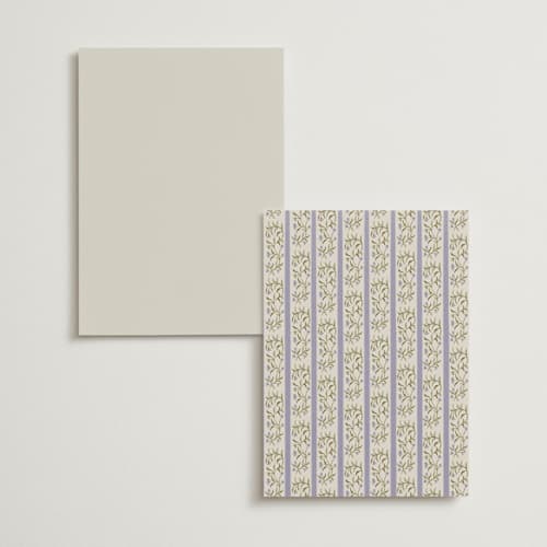 This is a heather menu cards with foil pressed by Vera Lim called fairytale.. printing on signature in 5x7