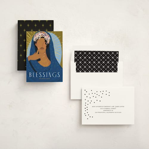 This is a olive met with standard by Marabou Design called blessed printing on signature in standard