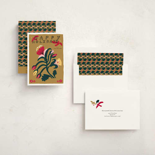 This is a golden met with standard by Elliot Stokes called winter flower printing on signature in standard