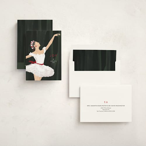 This is a scarlet met with standard by Robin Ott called joyful ballerina printing on signature in standard