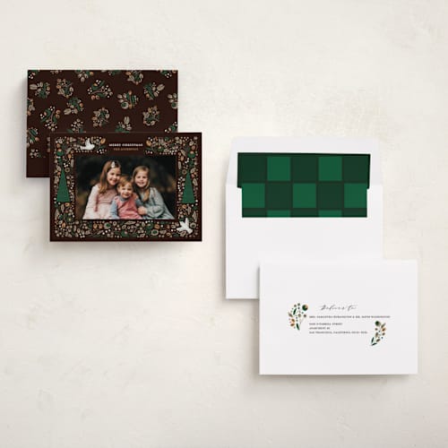 This is a fir met with standard by iamtanya called peaceful holiday printing on recycled smooth signature in standard