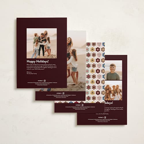 This is a walnut met with standard by Erica Krystek called joy quilt printing on recycled smooth signature in standard