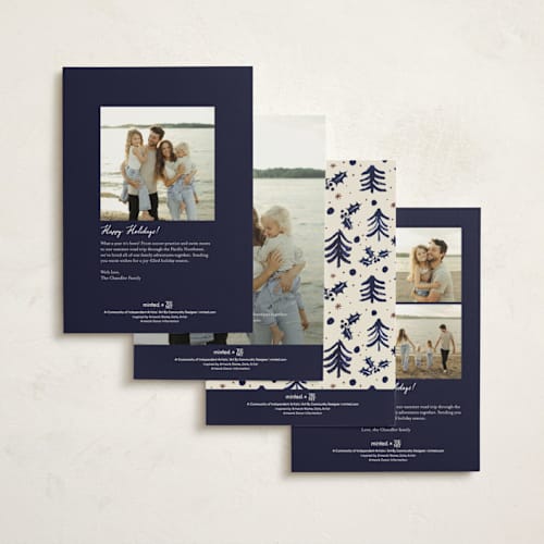 This is a indigo met with standard by Cass Loh called whimsical stag printing on signature in standard