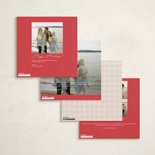 This is a poinsettia met with standard by Julie Murray called heritage printing on recycled smooth signature in standard