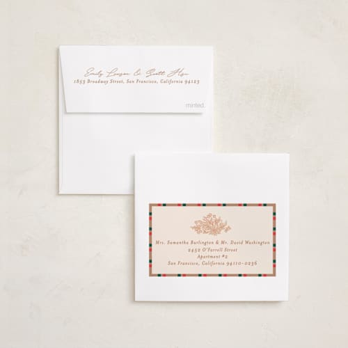 This is a poinsettia met with standard by Julie Murray called heritage printing on recycled smooth signature in standard