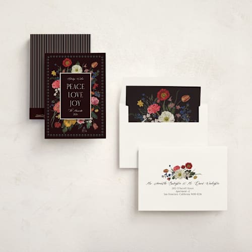 This is a midnight met with standard by Susan Moyal called a bouquet of joy printing on signature in standard