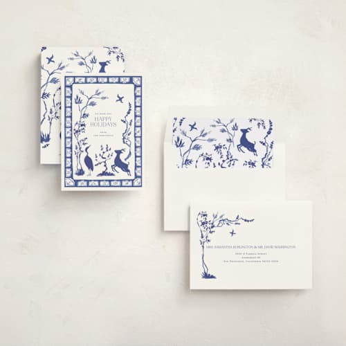 This is a cobalt met with standard by Lucrecia Caporale called three friends of winter printing on signature in standard