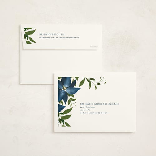 This is a bluejay met with foil pressed by Leah Bisch called winter vine printing on signature in standard
